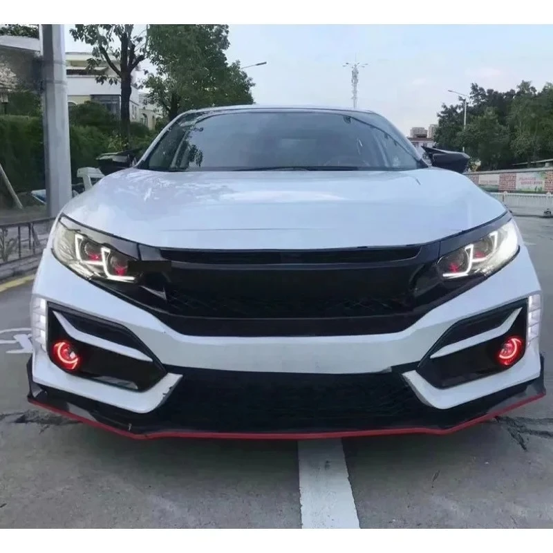 Front Rear Bumpers Hatchback ‑ Sedan Typ Rr Exterior Upgr Auto Parts High Quality New Style Body Kits