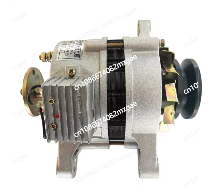 Permanent Magnet Constant Voltage Alternator 12V/14V, Pure Copper Modified DC Generator for Agricultural Tractor Vehicles