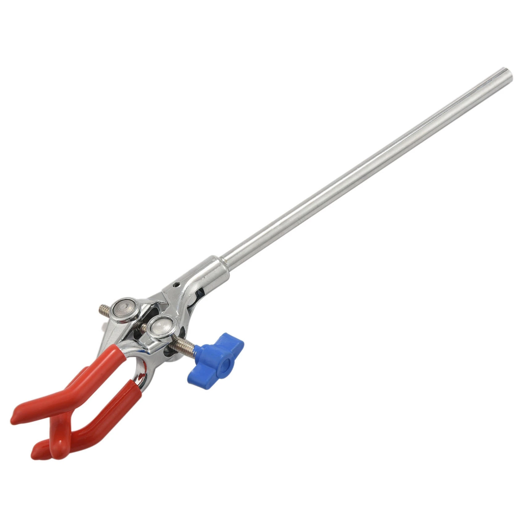 RA-Lab Clamp 3 Finger Style Rubber-Coated a Black Laboratory Stand