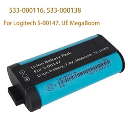 Wymiana 7,4 V 533- 000116   533- 000138   Bateria do Logitech S-00147 UE MegaBoom 984- 001362   Głośnik Ultimate Ears Megaboom 3.