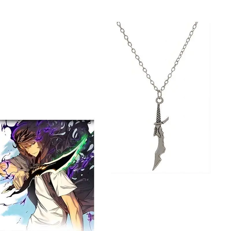 Anime Solo Leveling personalisierte individuelle Mode Halskette Cosplay Anhänger Zubehör