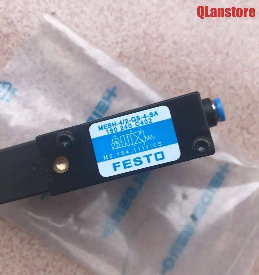 

Festo MEBH-4/2-QS-4-SA 160240 Valve New One MEBH4/2QS4SA