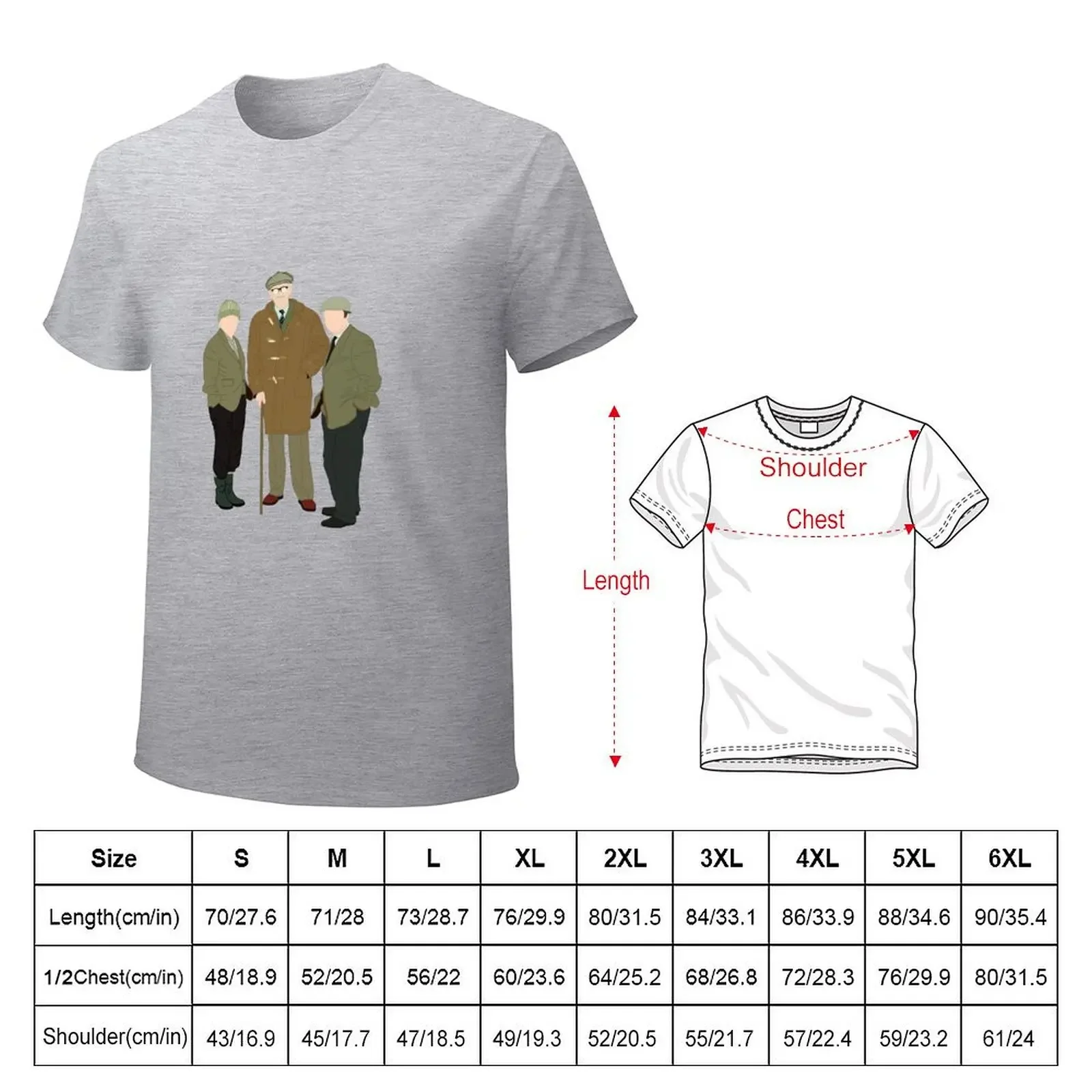 Compo, Clegg and Foggy, Last of the Summer Wine T-Shirt custom shirt vintage t shirts men workout shirt