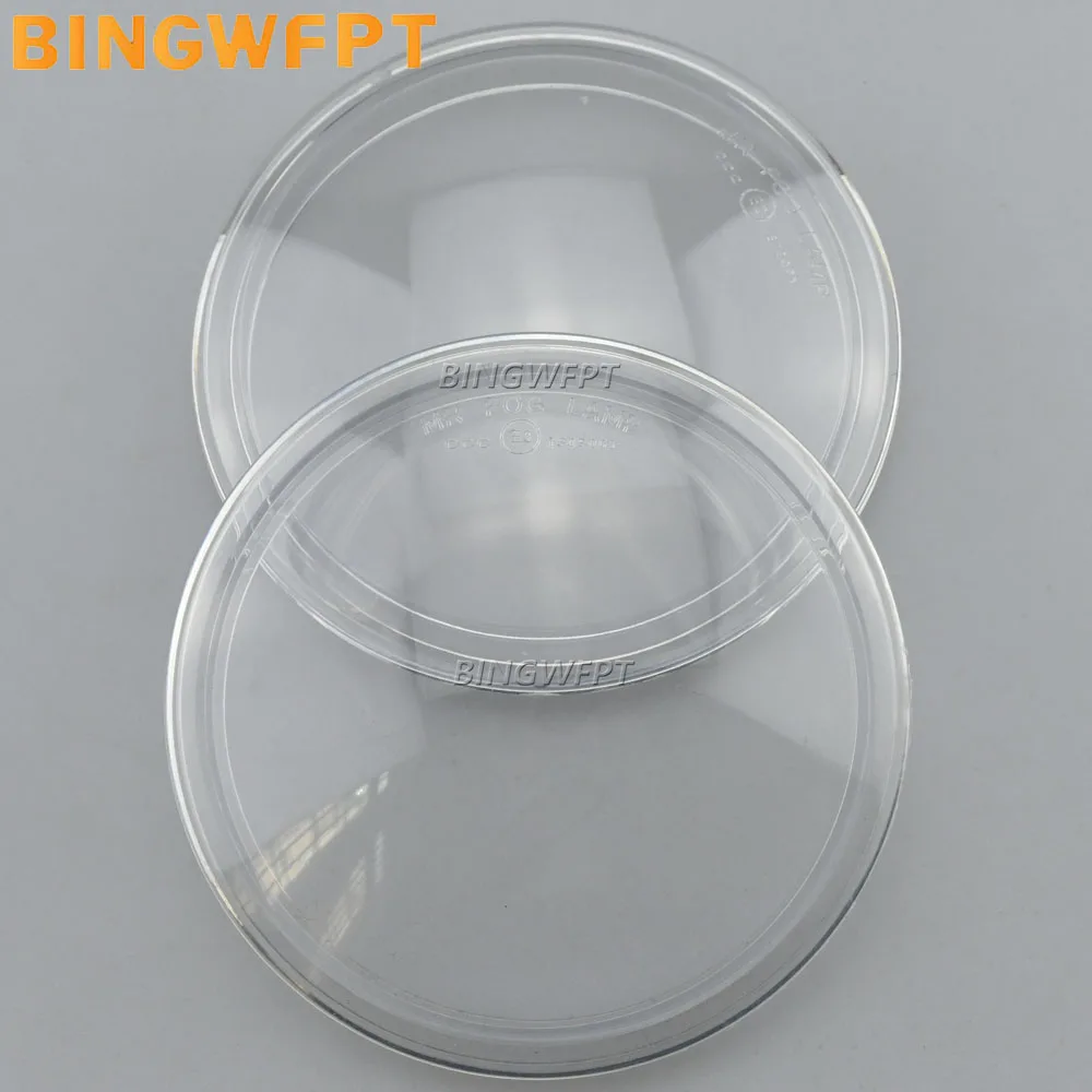2 יח'\חבילה עגול קוטר 90mm ערפל מנורות אורות פלסטיק זכוכית אנטי ערפל זכוכית עבור מיצובישי L200 הנכרי פאג 'רו קולט טריטון ASX