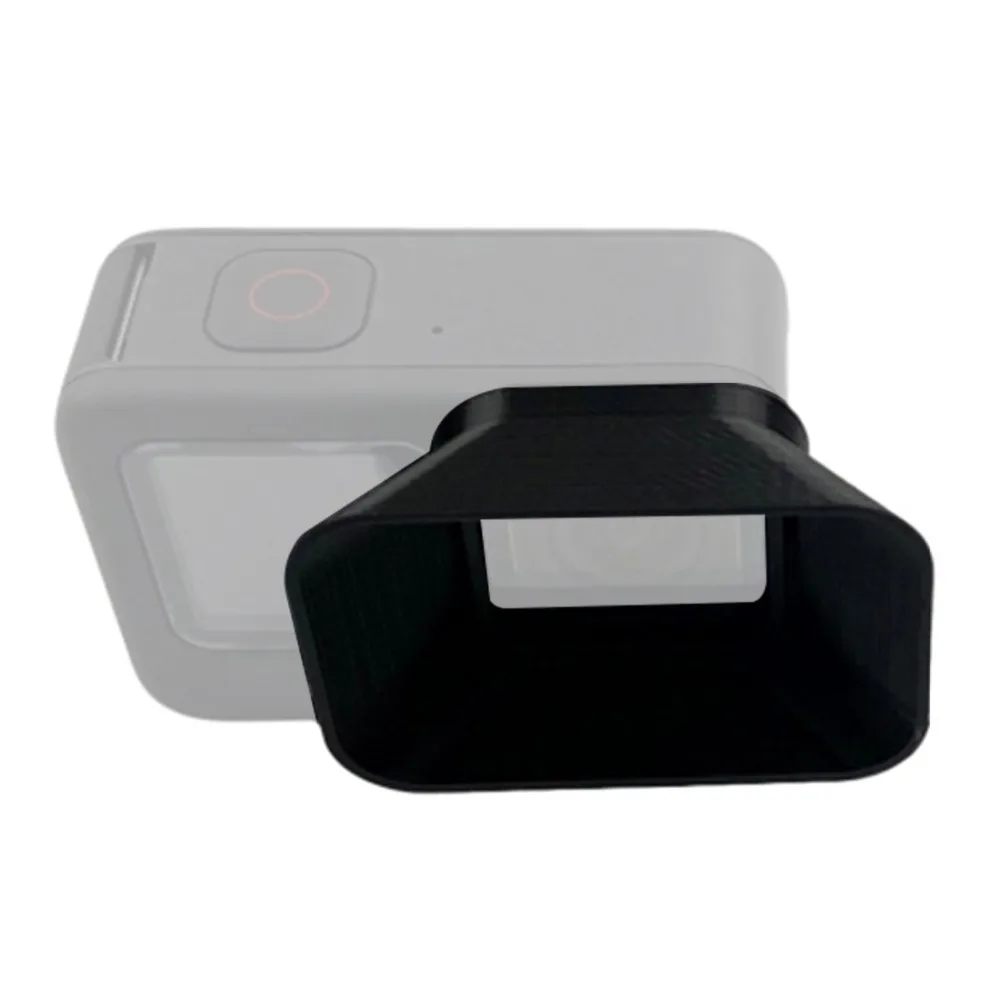 BGNing Gegenlichtblende für Gopro 9 10 11 12, Objektivdeckel, Sonnenschutz, 3D-gedruckter Kunststoffschutz, schwarzes Action-Kamera-Zubehör – Detail 18