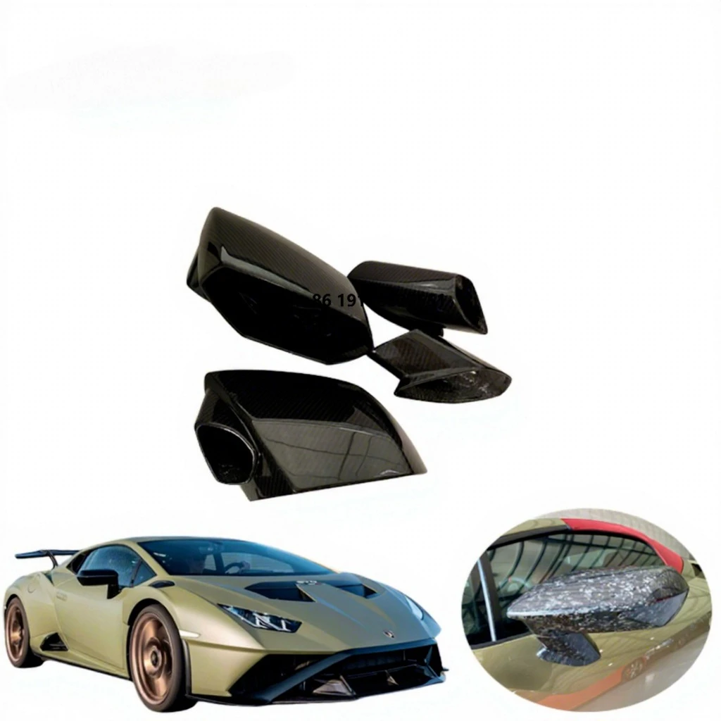 

Комплекты обвесов из сухого карбона в стиле OEM, накладки на боковые зеркала из карбона для Huracan STO