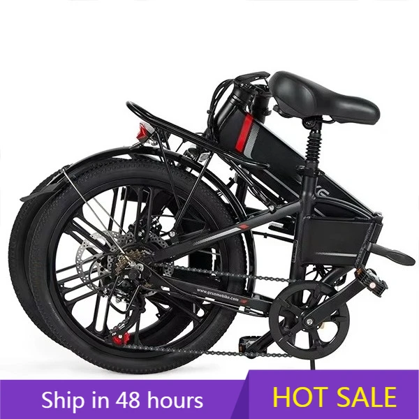 

POWER LEAP Fast Delivery Poland Stock 20 Inch SAMEBIKE 20lvxd30-II Electric Bicycles 7 Speed E City Small Cycles with 10