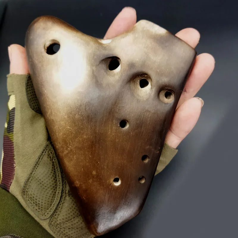 Triple Ocarina de cerámica Orff, instrumentos de tono Alto C, Ocarina del tiempo, accesorios de instrumentos musicales profesionales, Legend Ocarinas