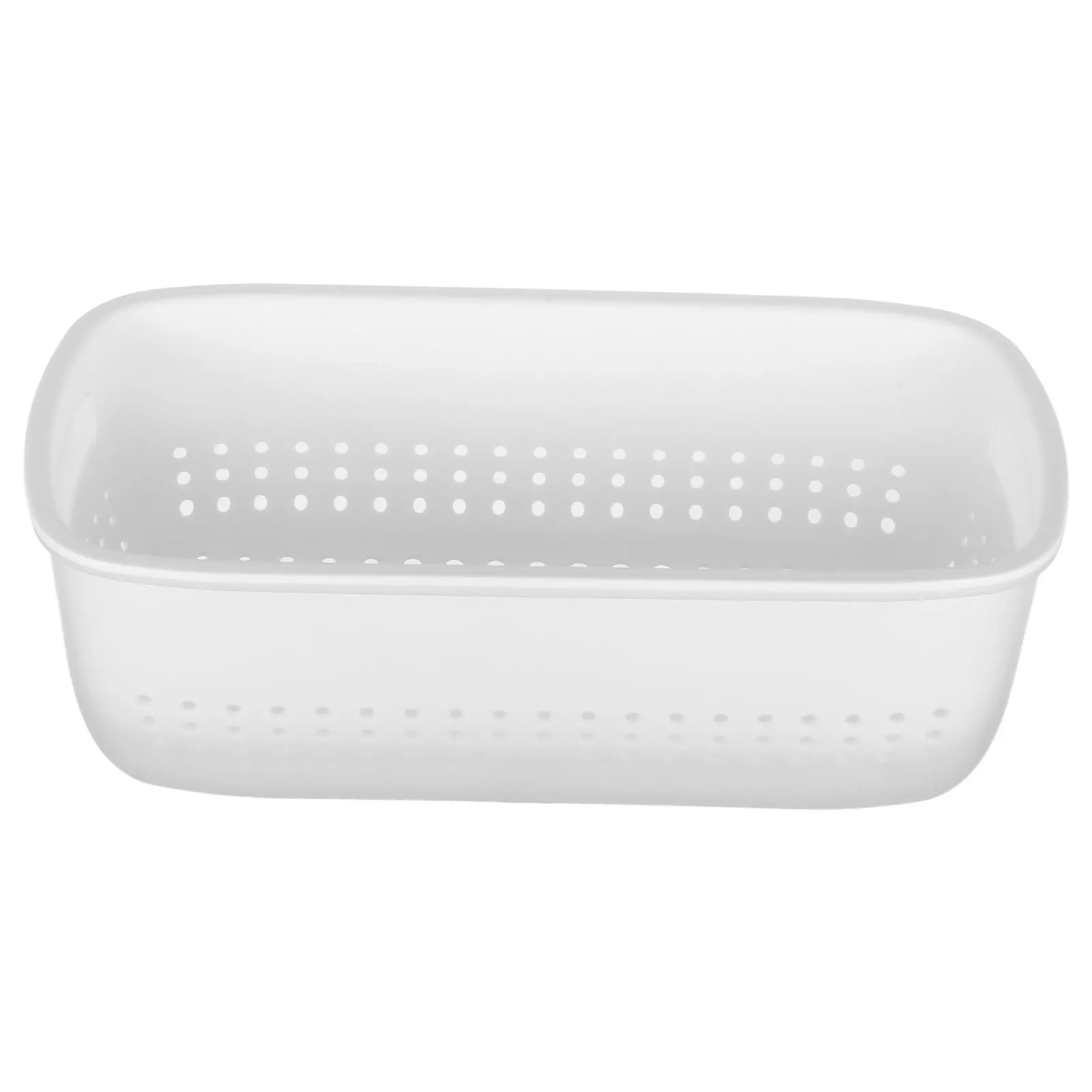 

1 Set Of Double Layer Drain Basket Reusable Colander For Fruit Vegetable Washing Rice Draining Bowl Storage Holder Wall Mount