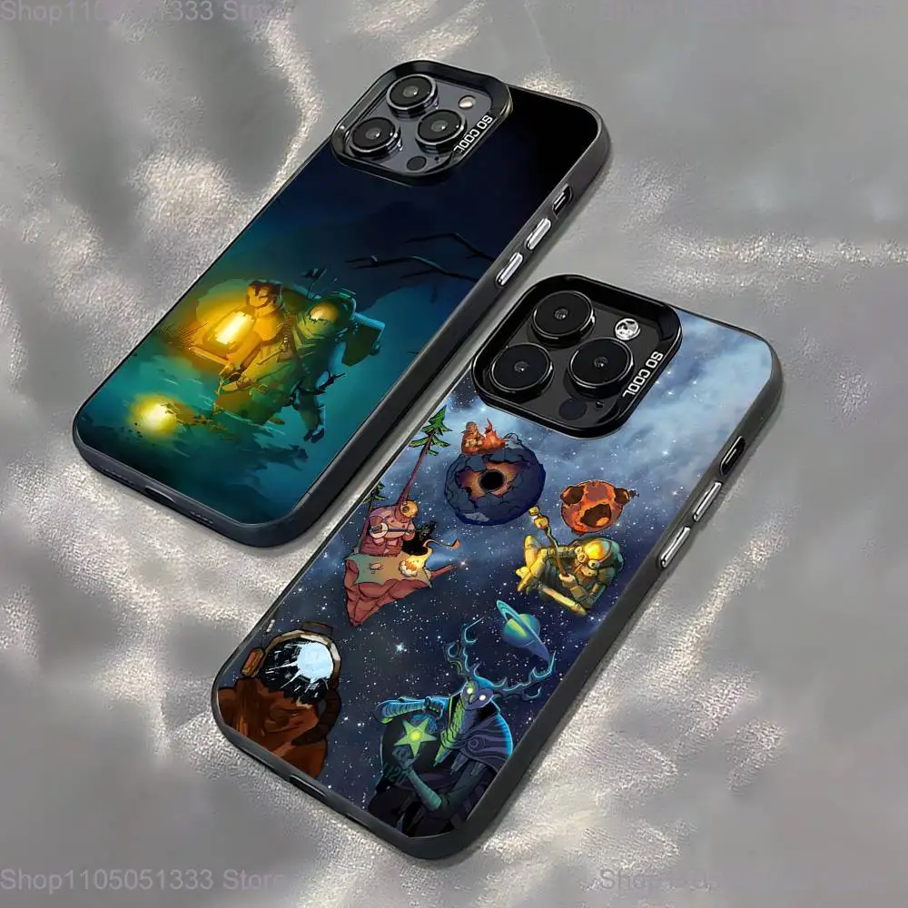 

Outer Wilds Game Phone Case For iPhone 16,15,14,13,12,11,Pro,XS,Max,Plus,Mini,SE Black Candy Matte Shockproof Cover