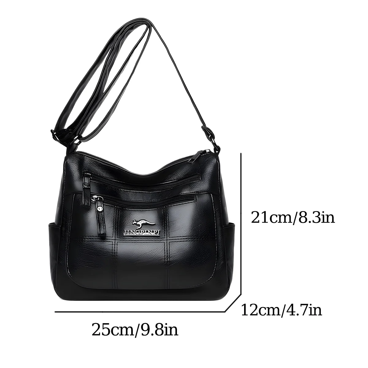 1pc casual simple solid color large capacity shoulder bag crossbody bag for women\'s travel/commuting