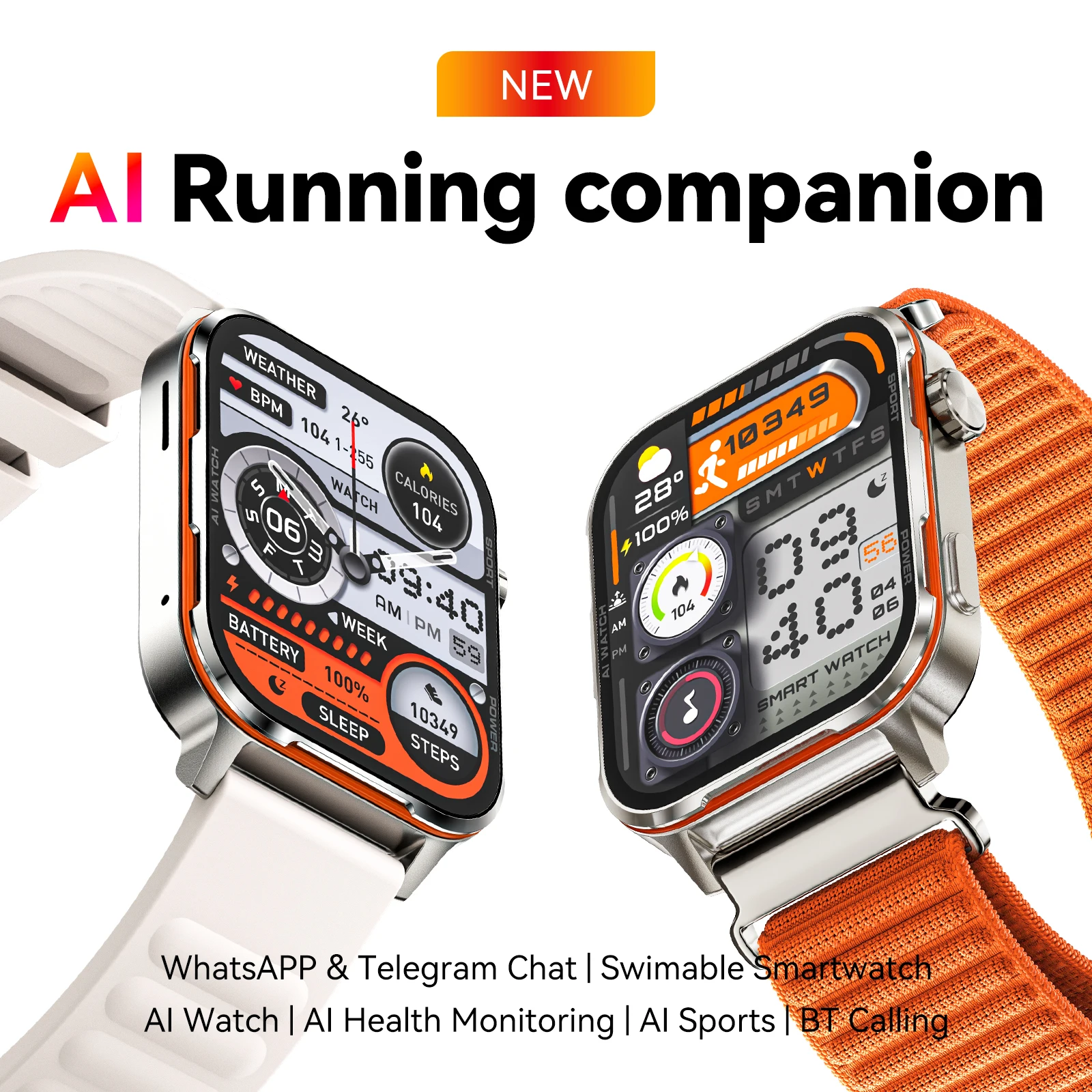 Smartwatch Watch Whatsapp - 2026 최신 모델 인기 스포츠 스마트워치,