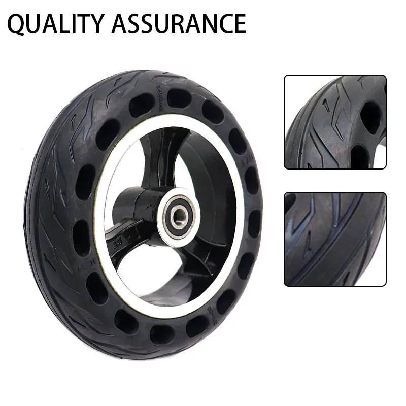 200x50 square solid tire 8-inch skateboard cart handcart square honeycomb tire wheels