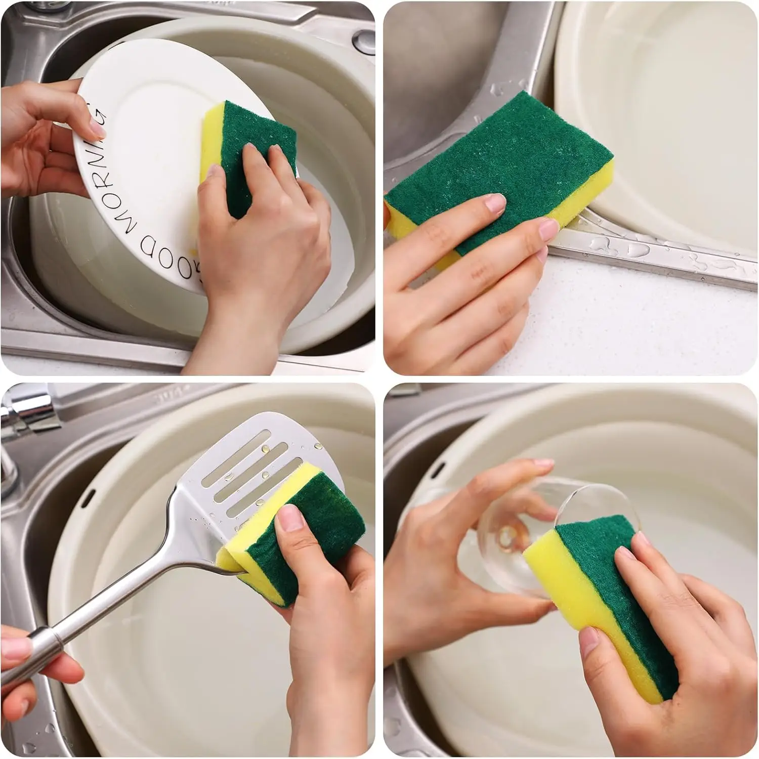 Heavy Duty Dish Sponge Cleaning Dish Scrubber Sponge for Hom