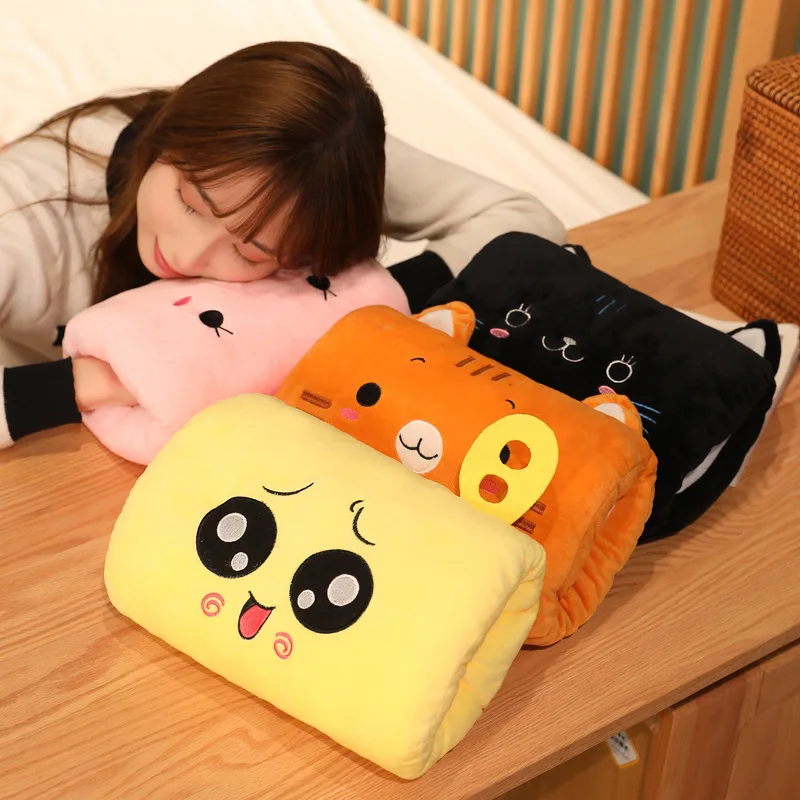 Dakimakura Cute Rabbit Warm Hand Warmer Pillow - Travel Pillow for Nap & Home Desk Rest, Christmas Gift for Women Girls