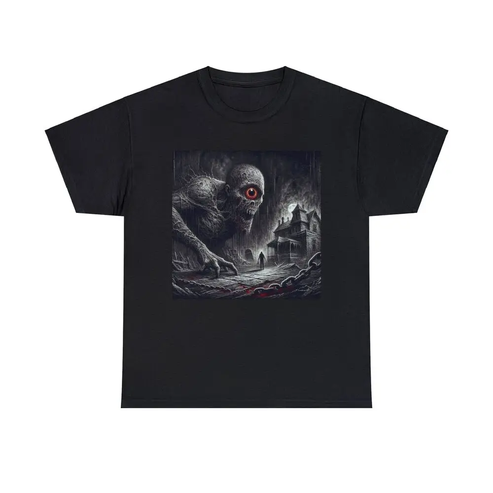 Intense Nightmare Monster Horrifying Disturbed Streetwear T-shirts For Man Woman Short Summer Tees Casual Cotton Luxury Brand