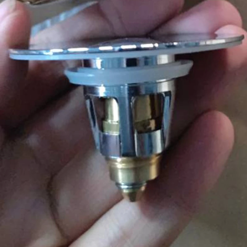 Couvercle d'Évier en Acier Inoxydable pour toute Baignoire de 28 à 38cm de Large, Degré d'Odeur Universel, Durable et Facile à Installer