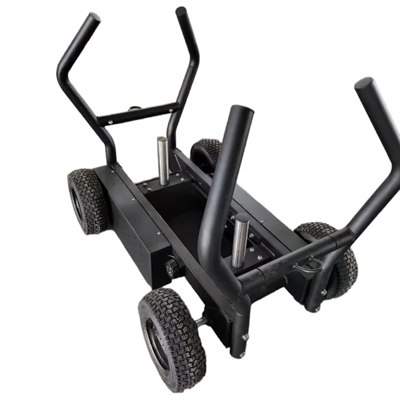Custom Adjustable Weight Magnetic Resistance Sled Trainer with Wheels