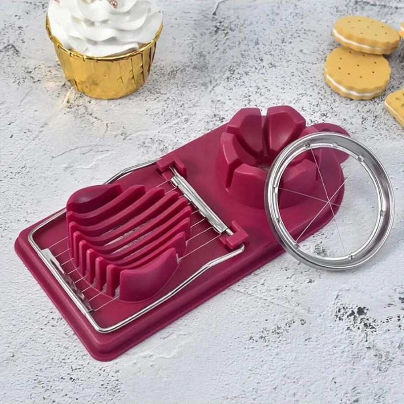 1Piece 2 In 1 Egg Cutter Multi - Kitchen Gadgets Wirecutter ulasan dan harga