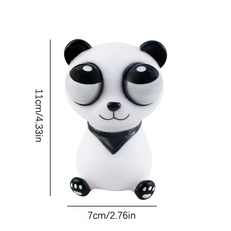 Explosive Eye Doll Decompress Toys Anti-Stress Pressure Panda Decompression Squeeze Ball Children Adult Soft Gift