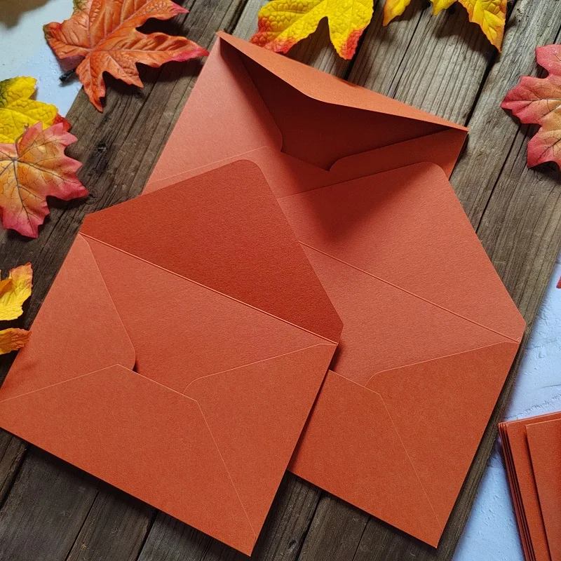 Burnt Orange Envelopes, Suitable for Wedding 5 \