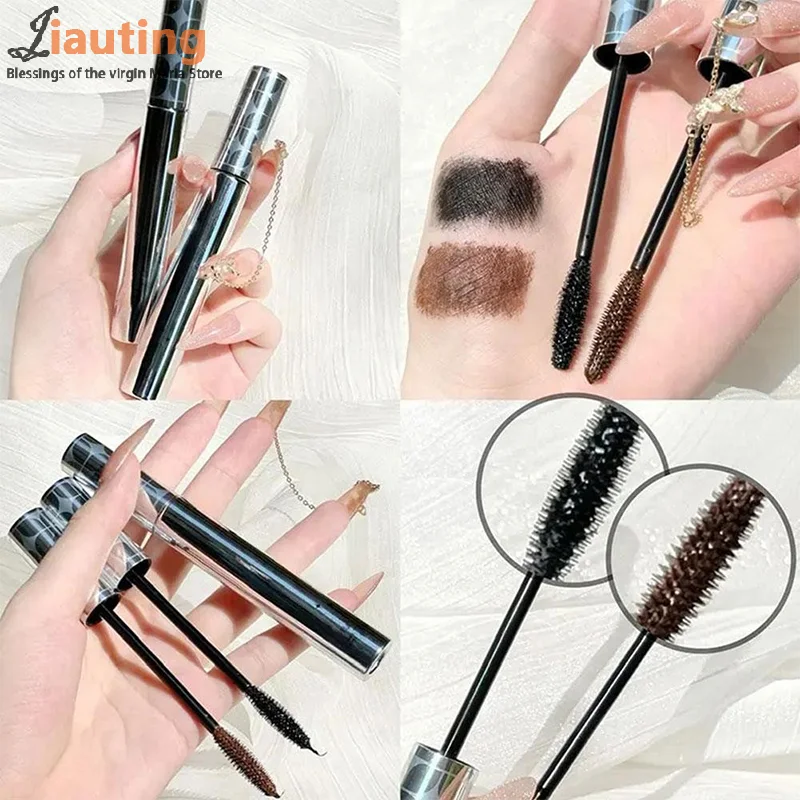 Eyelashes Lengthening Mascara Waterproof Long Lasting Silky Lash Black/Brown Eyelashes Extension Make Up Beauty Eye Cosmetic