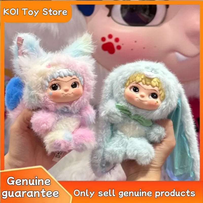 Originale Wakuku V1 Fuzzy Trendy Fun Party Wakuku V2rabbit Volpe Cieco Scatola Carino Wakuku Action Figure Mistero Bambola Ciondolo Regalo Giocattolo