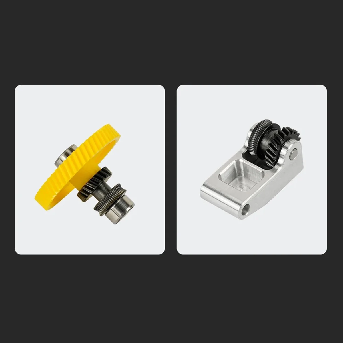 

Hardened Steel Extruder Gear Assembly for Bambu Lab P1S P1P X1 Carbon X1C 3D Printer Extruder Gear Wear-Resisting