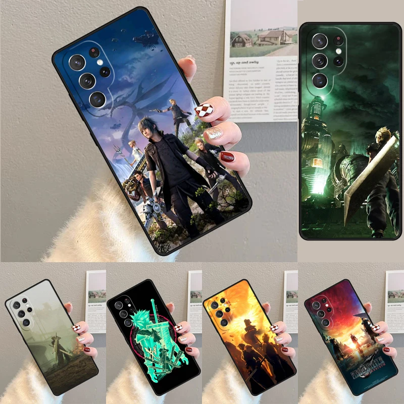 

Final Fantasy phone case Cover For Samsung Galaxy S24 S25 Ultra S21 S22 Ultra S10E Note 10 Plus Note 20 FE S23
