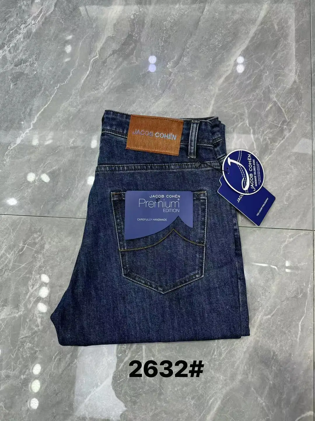 

BLLIYOSS Jeans Thin Cotton Men 2026 FW New Business Embroidery straight-leg Outdoors Pants Old Money High-Quality SIZE 29- 40