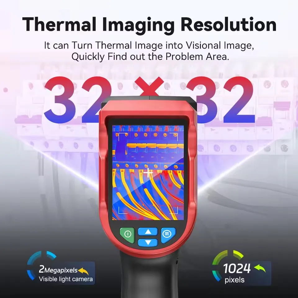 Noyafa NF-521 Infrared Thermal Camera Floor Heating Detector Temperature Imaging Imager 2000 Pixels Imager Thermometer