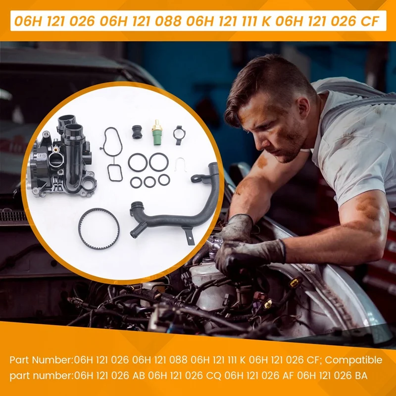 

Engine Cooling System Water Pump Repair Set For VW Golf 6 MK5 Tiguan Passat B6 Seat Leon A3 A4 B6 A5 A6 Q3 Q5