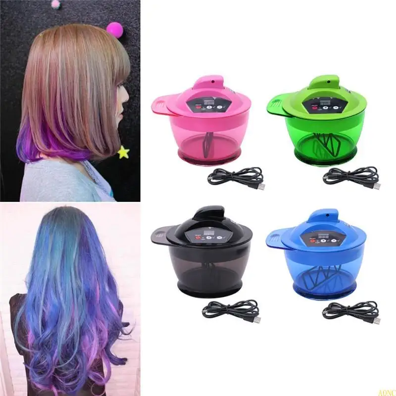 A0NC Professional Electric Hair Coloring Bowl Automatic Mixer For Hairs Color Mixing