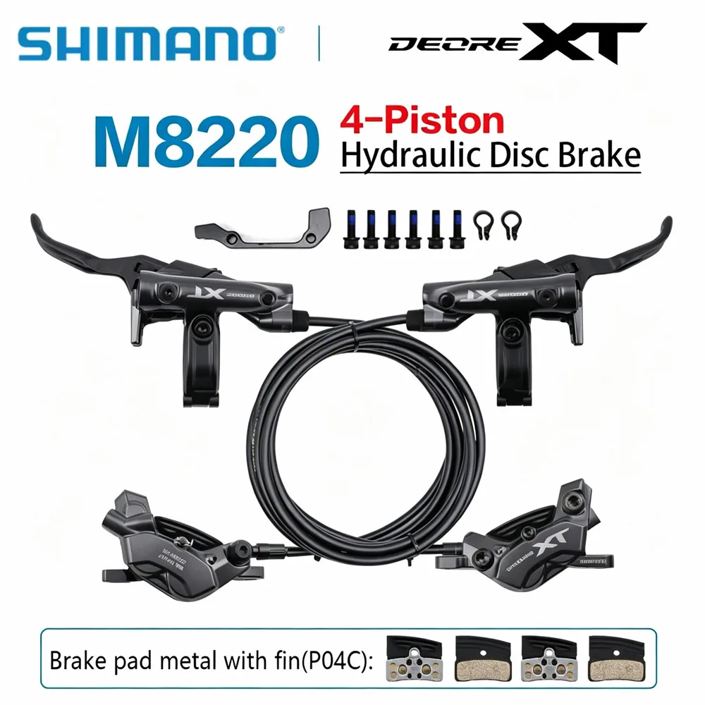 Shimano DEORE XT M8200 M8220 M8100 M8120 Brake 4 Piston MTB