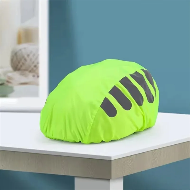 1pcs Riding Hat Mountain Road Bicycle Helmet with Reflective Strip Waterproof and Windproof Bicycle Helmet Cover image 2