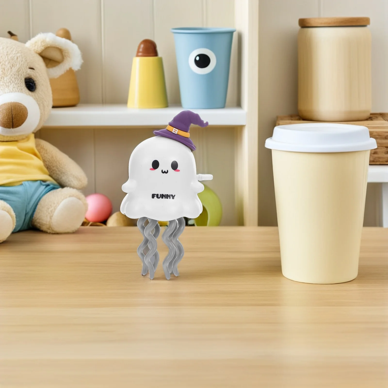 روبوت تفاعلي - مواد آمنة وناعمة للأطفال الصغار - متعة مخلوق بحري متحرك لحفلات أعياد الميلاد -