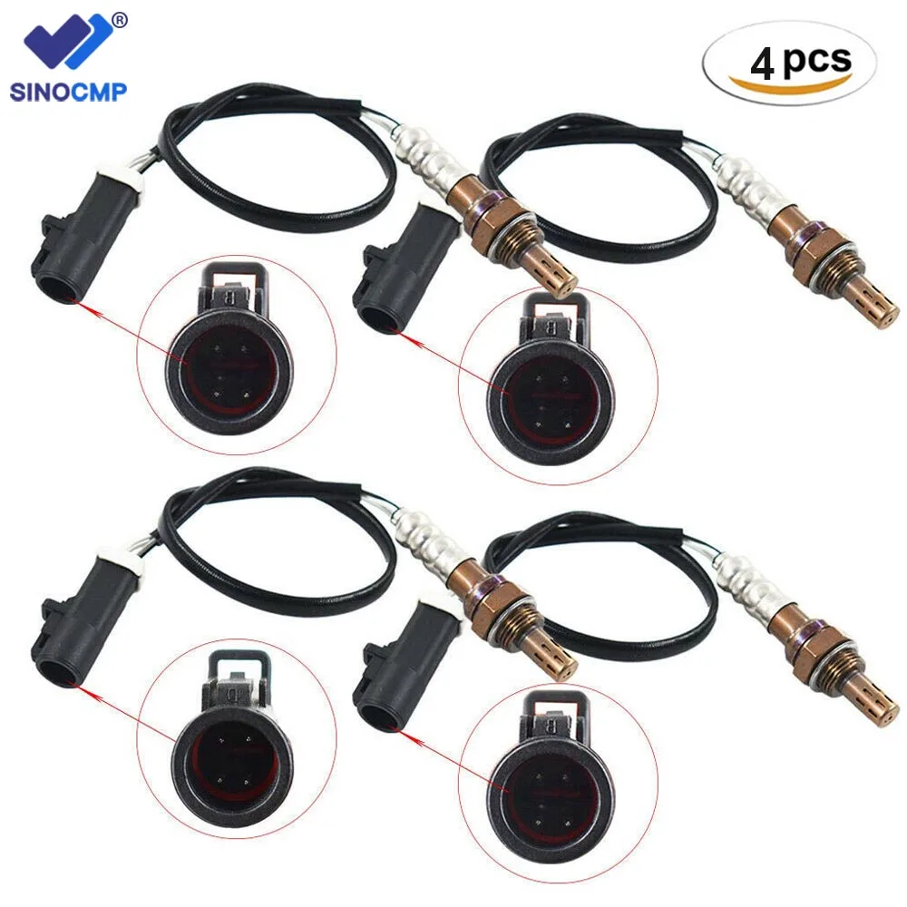 

4pcs 234-4046 O2 Oxygen Sensor set for 1995-2010 Ford Mustang 3.8L 4.0L 4.6L 5.0L 5.4L Aftermarket Parts, 3 Month Warranty