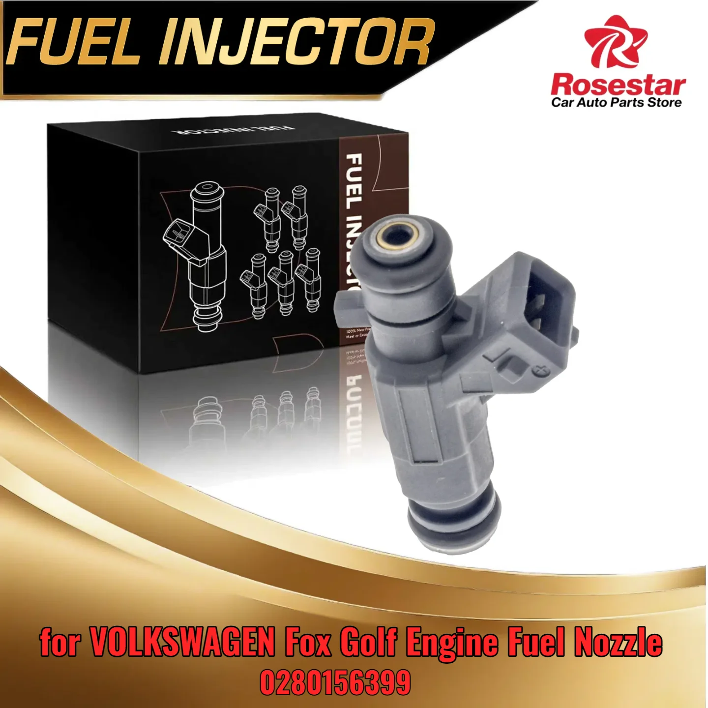 

For VW Fox Golf Engine Fuel Injector Nozzle 0280156399 Auto Spare Parts