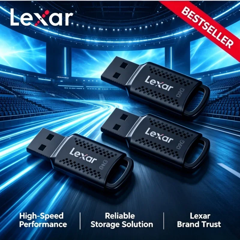 Lexar USB Flash Drive Memory Stick High Speed Portable Pen Drive U Disk For Laptop Computer Data Storage