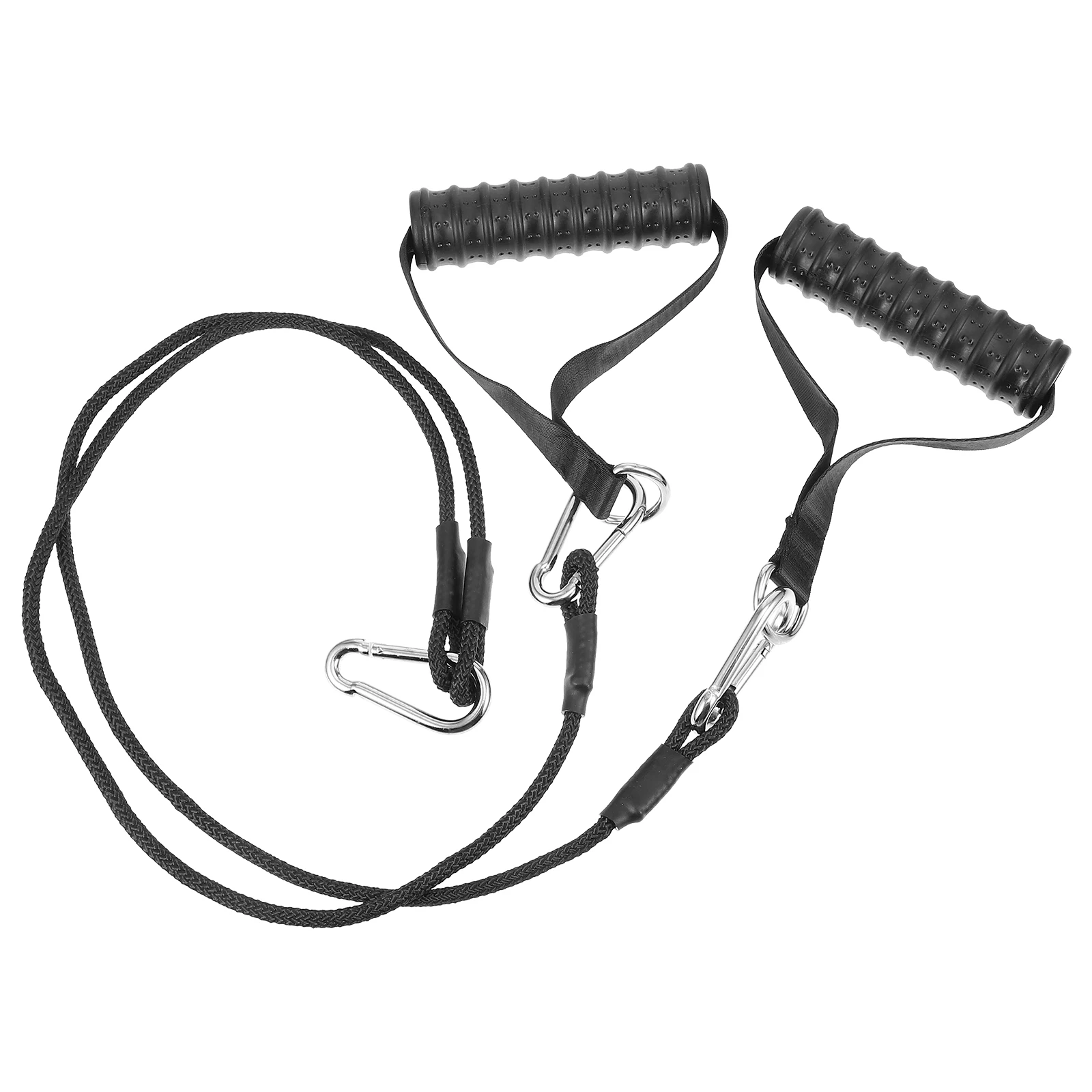 

Tension Rod Accessories Fitness Pulley Home Gym Cable Weight Black Durable Safe Easy Use Beginner
