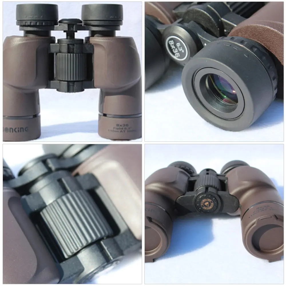 Visionking Waterproof 8x36 Binocular Professional Wide View Spyglass Outdoor Birdwatching Camping Hiking Concert Porro Telescope