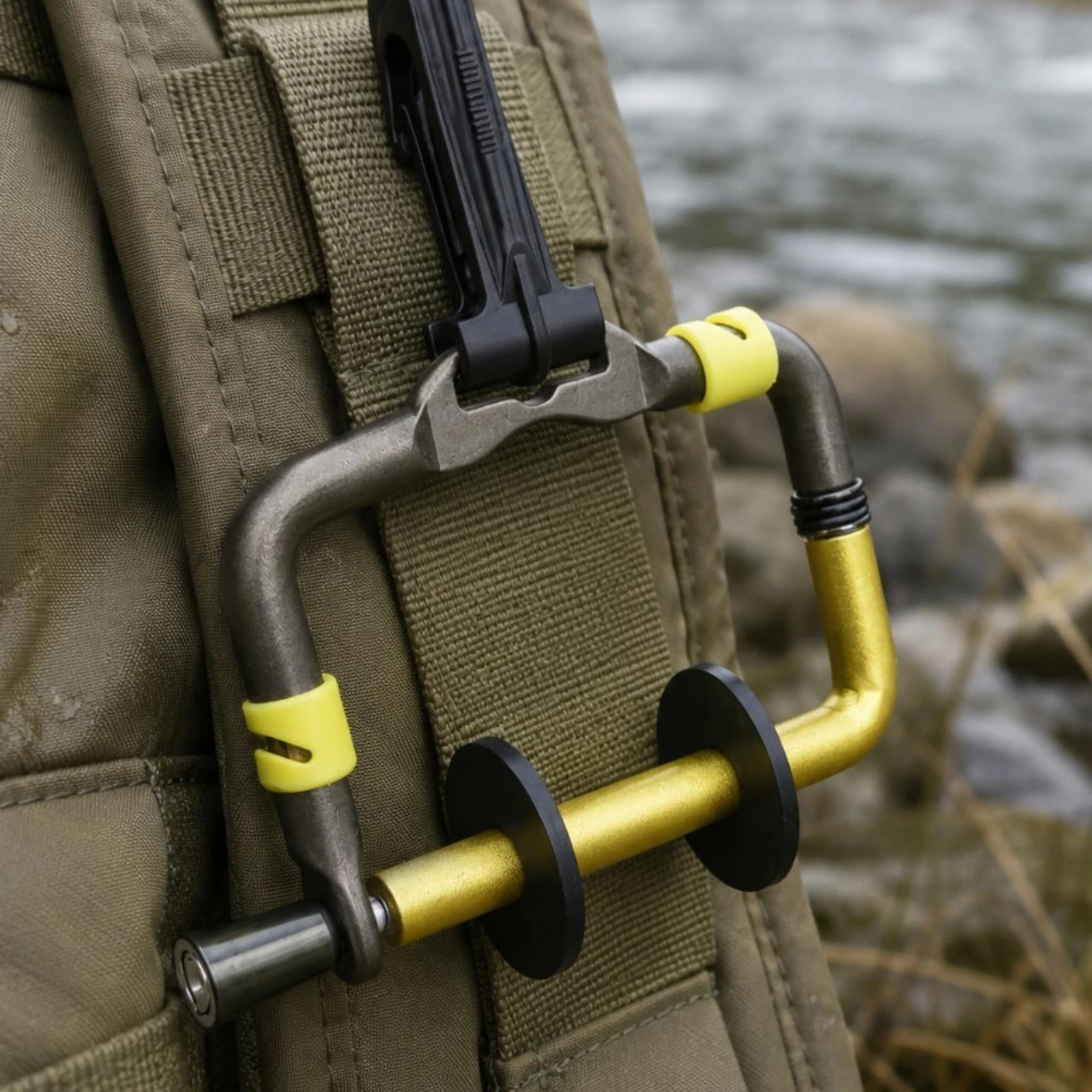 

Fishing Line Spool Holder Metal Frame Snap-on Spool Holder Fishing Line Dispenser Secure Fit Long-Lasting for Angling