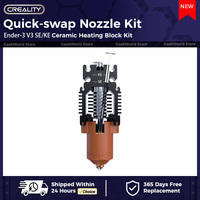 Creality Ender-3 V3 SE/KE Ceramic Heating Block Kit-Quick-swap Nozzle Kit 60W High Flow Printing Original 3d Printer Parts