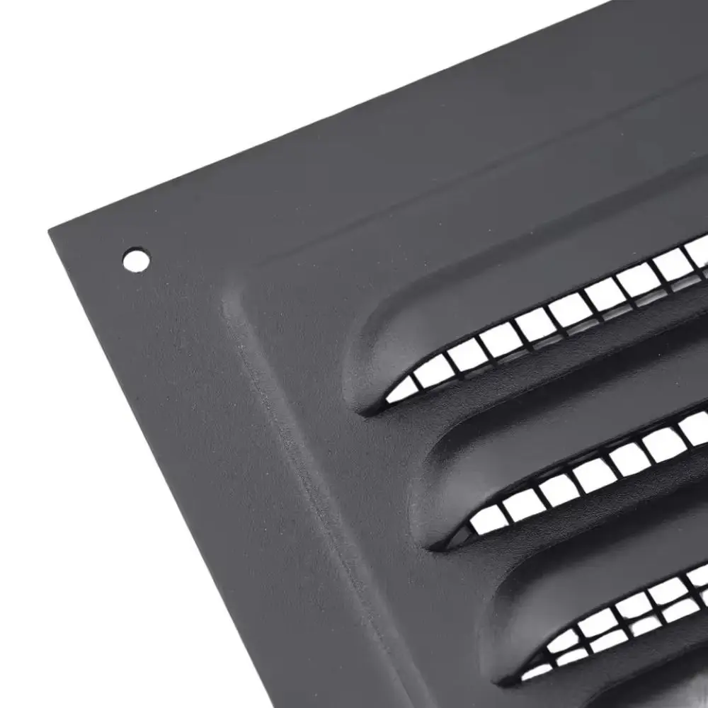 Aluminum Alloy Air Vent Grille Air System Net Cover Screen Exhaust Outlet Window Square Vent 100/150/200/250/300/400mm