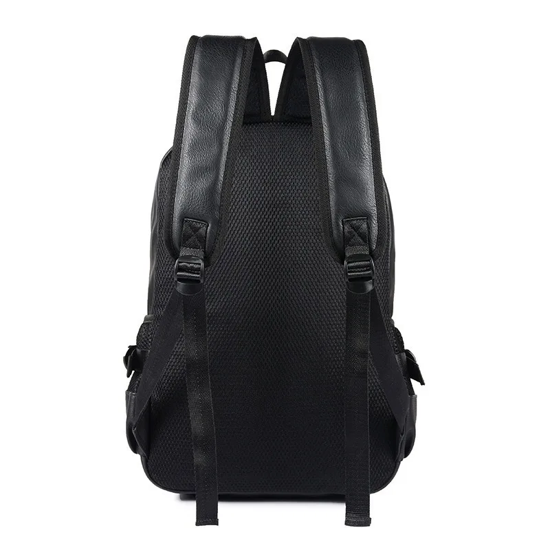 New Fashion Men Backpack Men\'s Backpacks for Teenager Luxury Designer PU Leather Backpacks Male High Quality Travel Backpacks