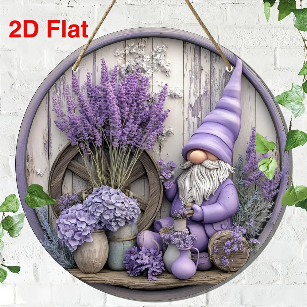 

2D acrylic decorative listing lavender home living room tag outdoor party decoration tag