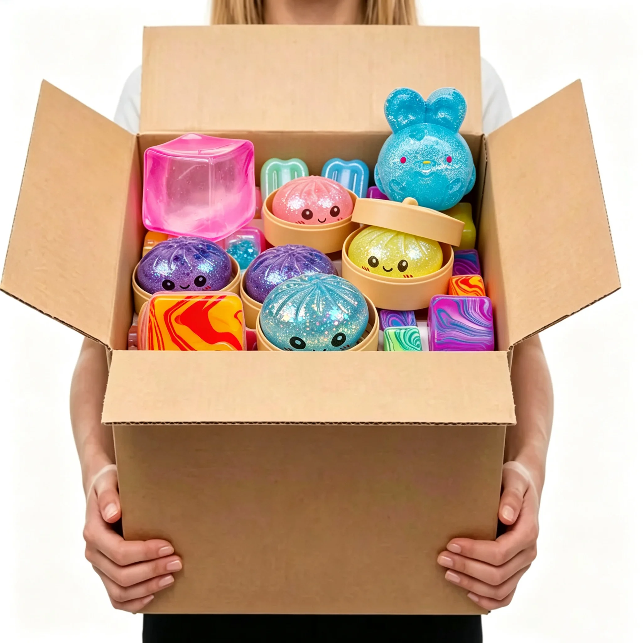 2026 Hot Sensory Squishy Blind Box Series, Random Cute Slow Rise Toy, Collectible Stress Ball Fidget Surprise Gift