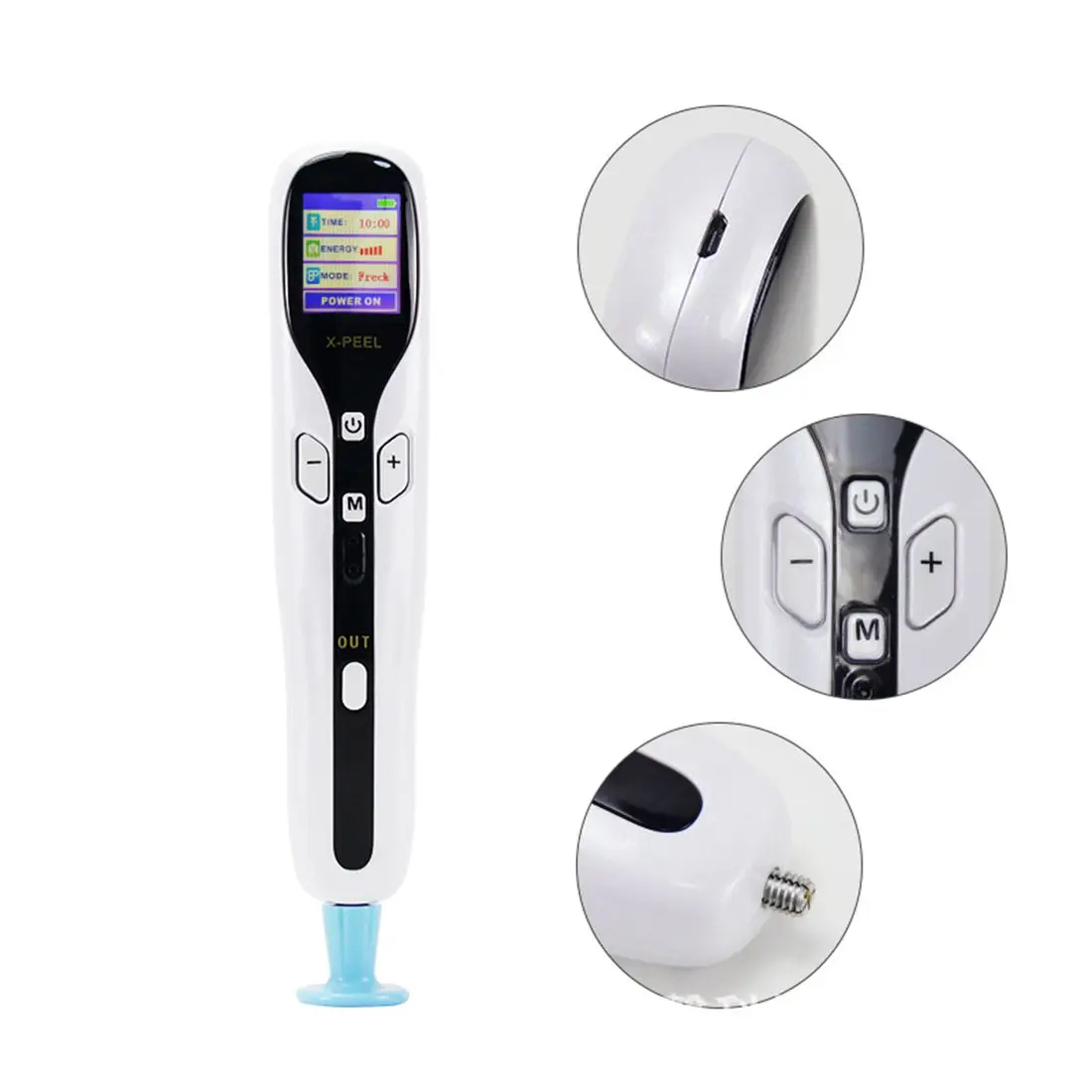 

Professional 2 in 1 Ozone Plasma Mole Removal Pen LCD eyelid lifting Freckle Dark Spot Wart Remover Machine Tattoo Remaval Tool