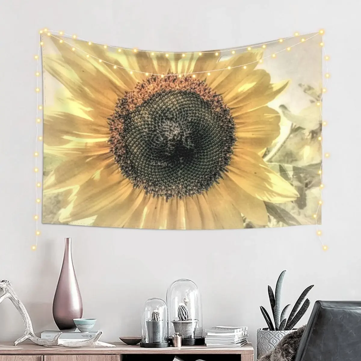 Soft Sunflower Flower Modern Country Home Decor Cottage Art A421a Tapestry Bathroom Decor Wall Decor Bedroom Deco Tapestry