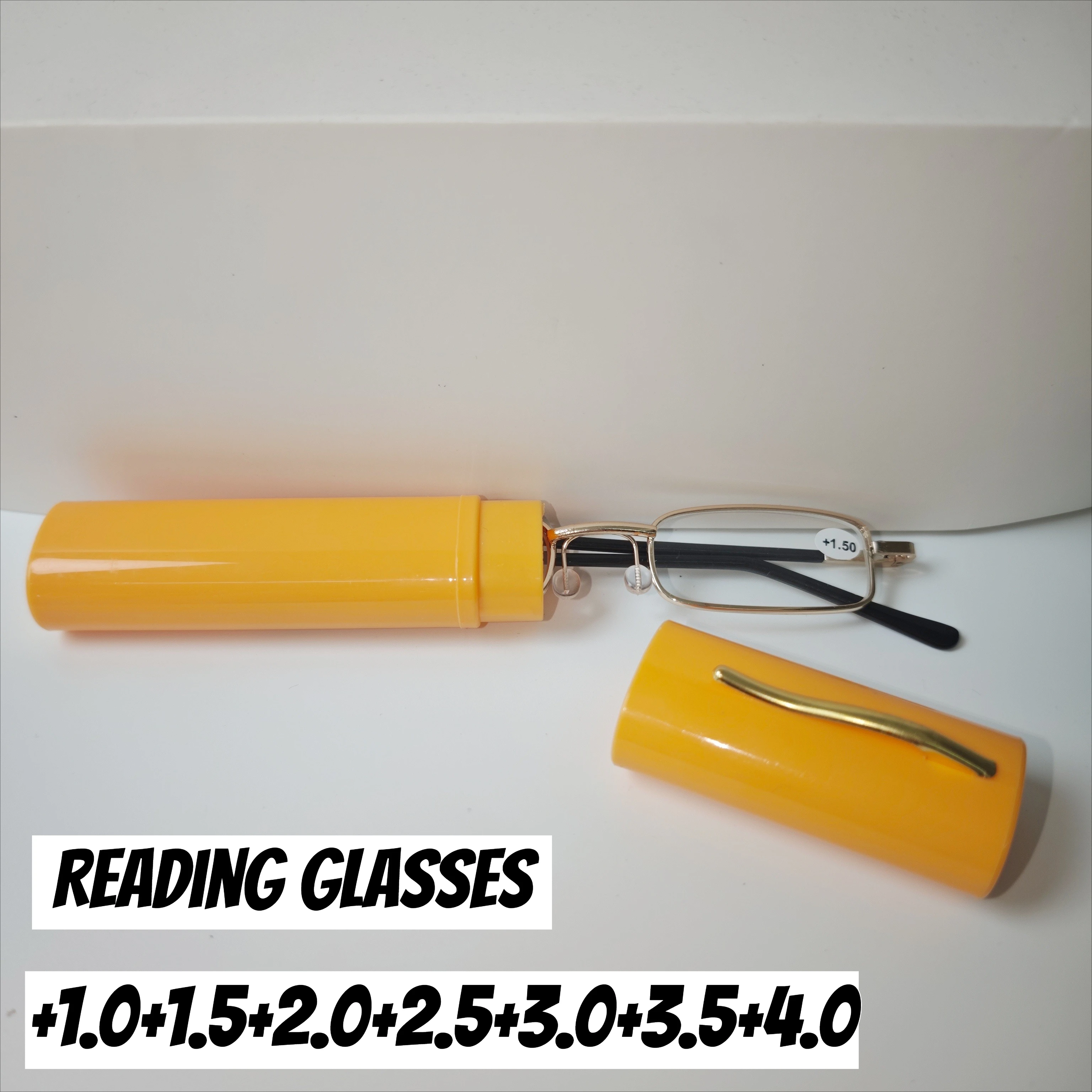 

Unisex New Portable Presbyopia Glasses Ultra-light Fashion HD Anti-blue Light Reading Glasses with Glasses Case +1.0 TO +4.0